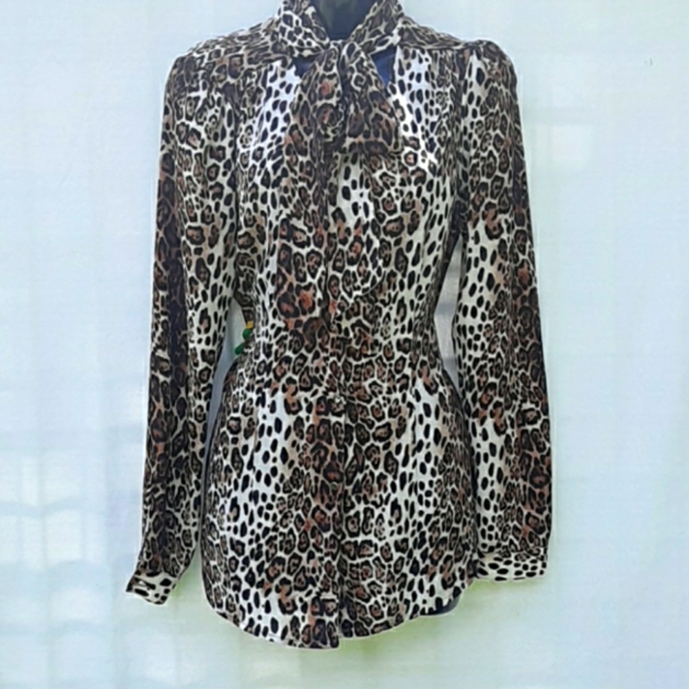 Leopard Printed Blouse - image 2